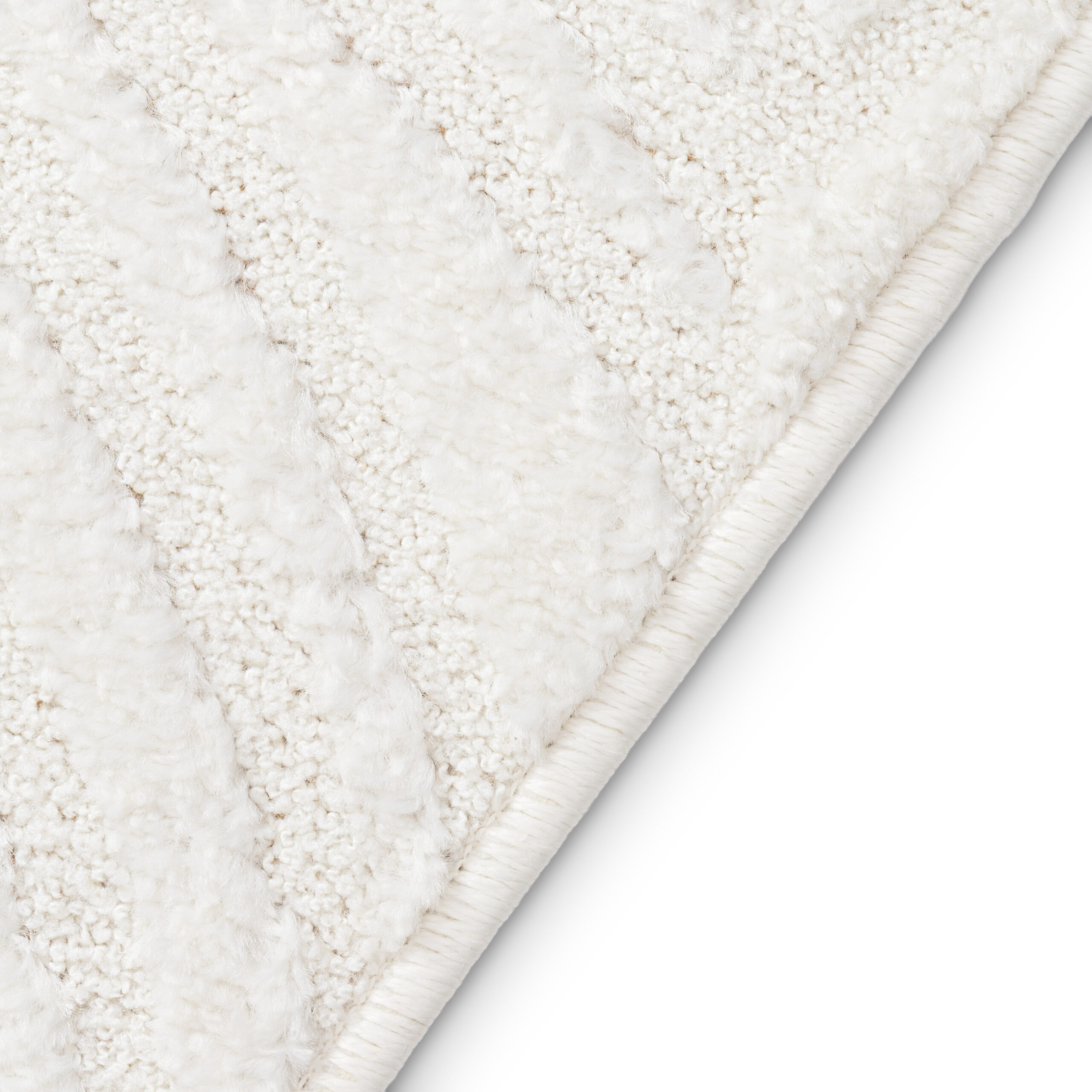 Tappeto Terra Crema Foglie di Palma