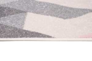 Passatoia Lazur Grigia Rosa Triangoli