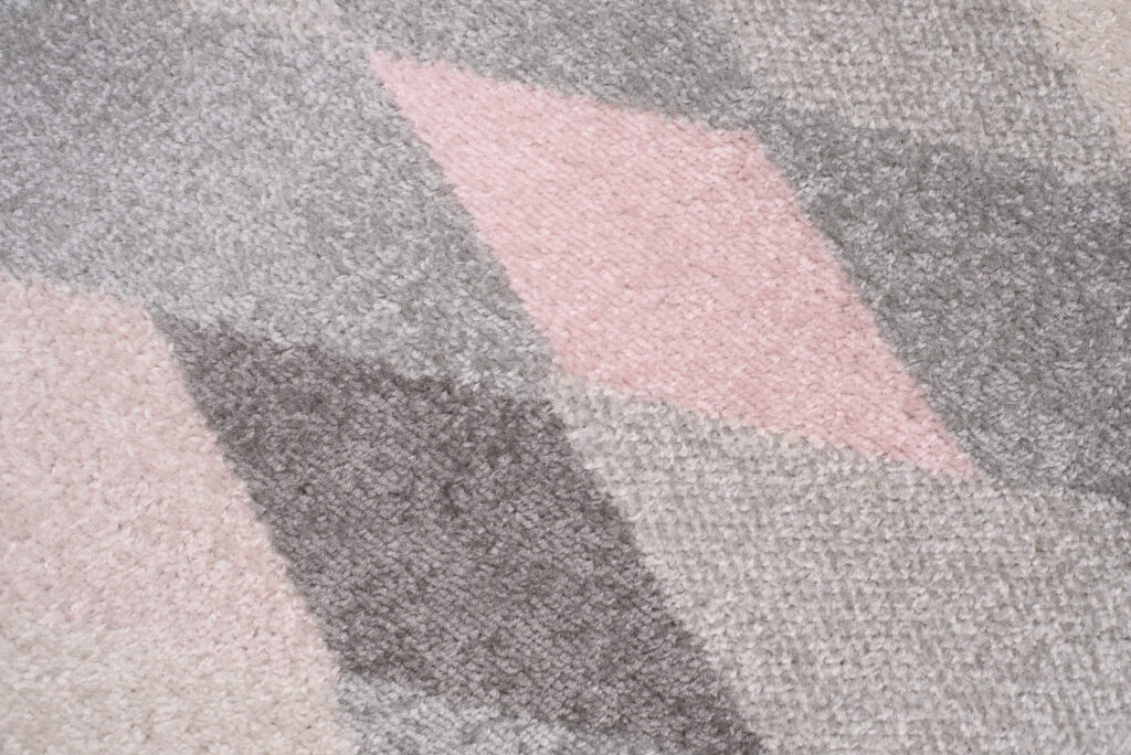 Passatoia Lazur Grigia Rosa Triangoli