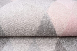 Passatoia Lazur Grigia Rosa Triangoli