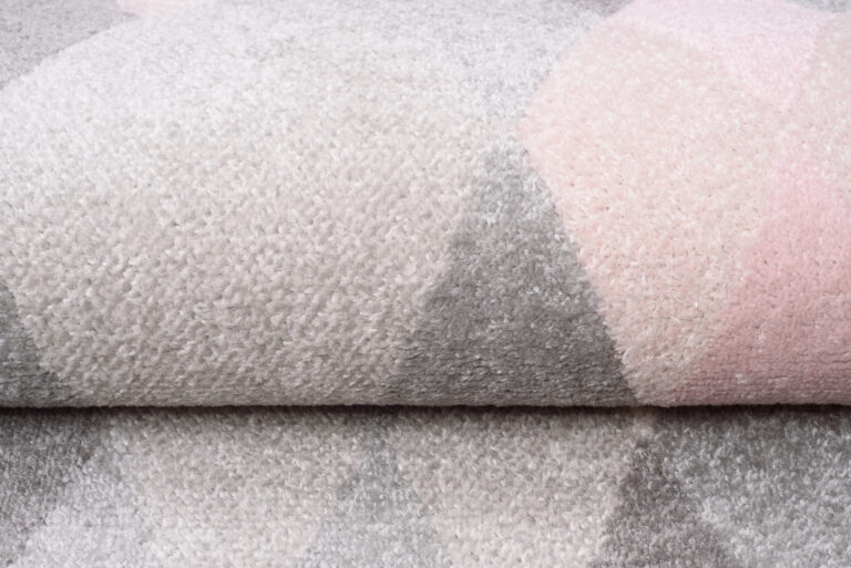 Passatoia Lazur Grigia Rosa Triangoli