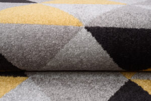 Passatoia Lazur Grigia Gialla Triangoli