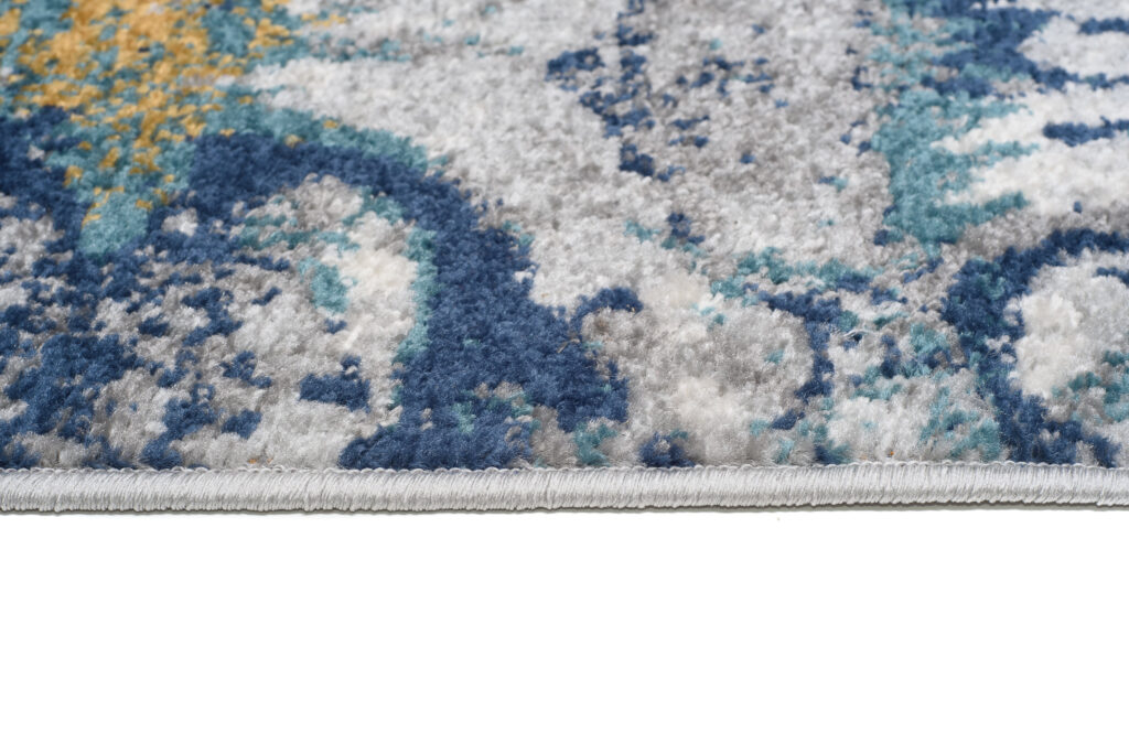 Passatoia Lazur Blu Navy Foglie