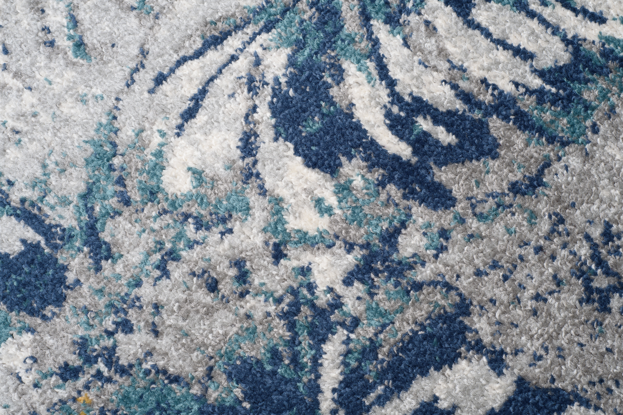 Passatoia Lazur Blu Navy Foglie