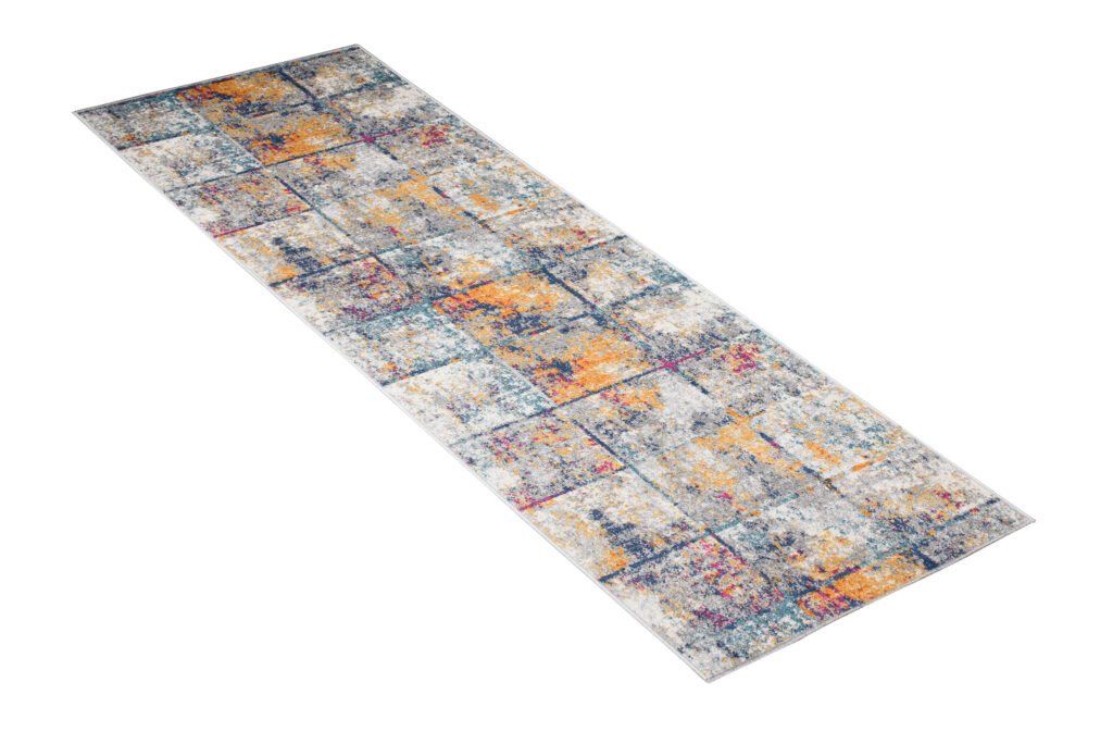 Passatoia Lazur Multicolore Quadrati