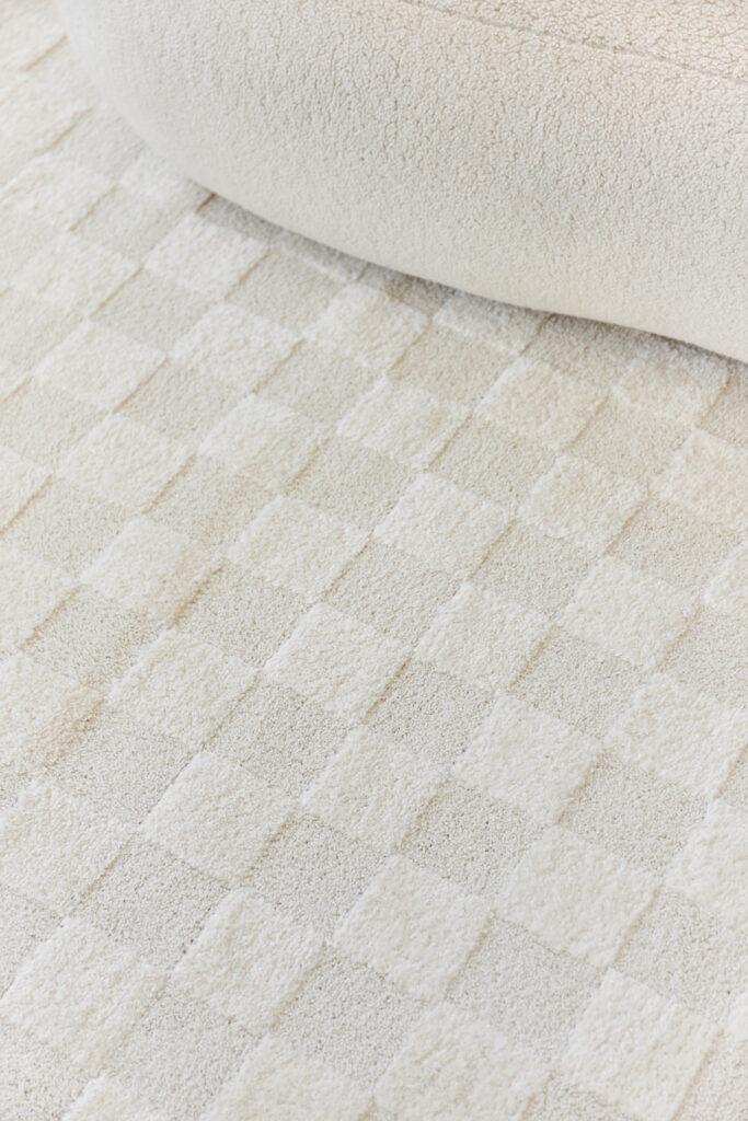 Tappeto Terra Crema Quadri