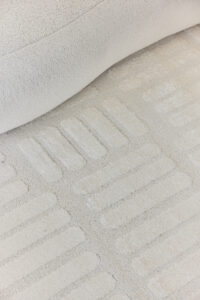 Tappeto Terra Crema Righe