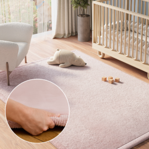 Tappeto Bambini Fluffin Rosa