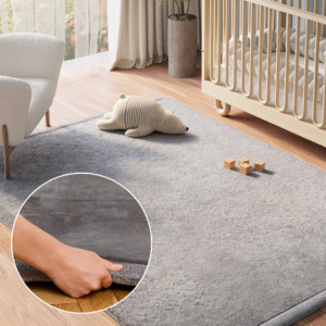 Tappeto Bambini Fluffin Grigio Scuro