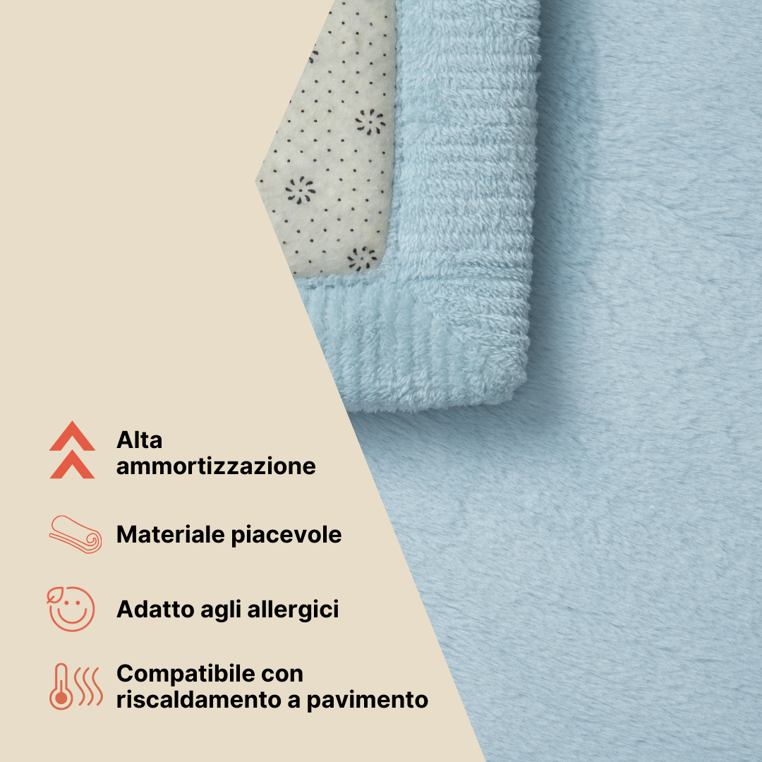 Tappeto Bambini Fluffin Rotondo Beige