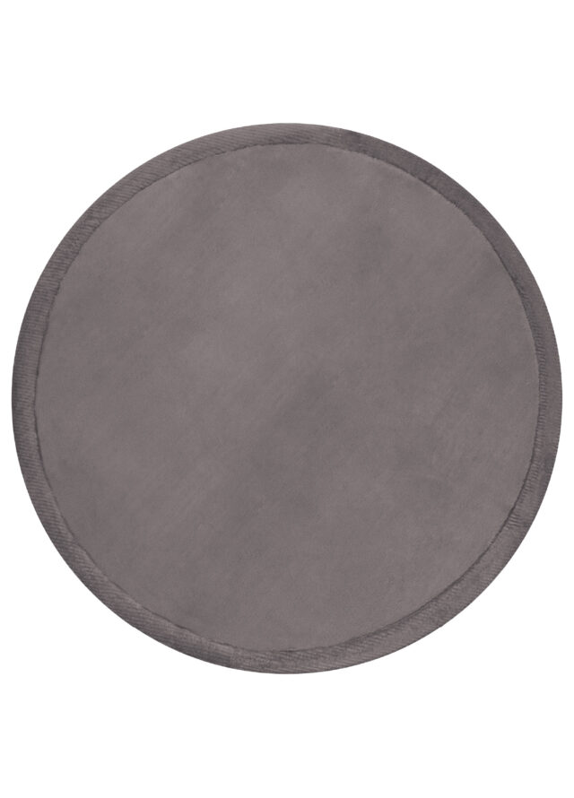 Tappeto Bambini Fluffin Rotondo Grigio Scuro