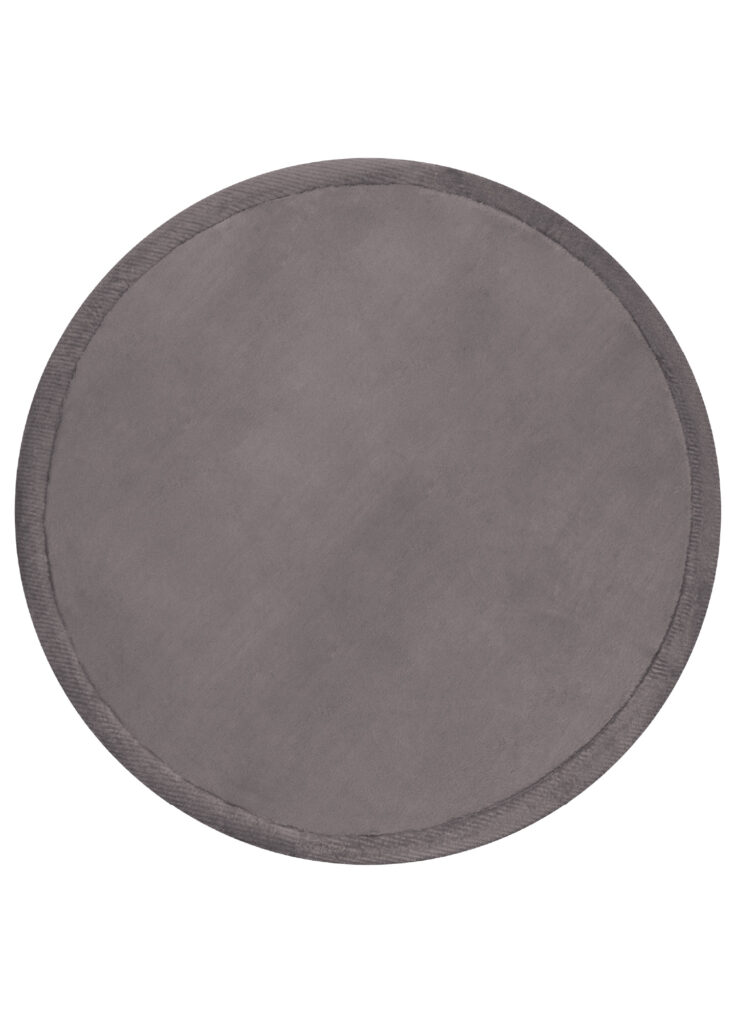 Tappeto Bambini Fluffin Rotondo Grigio Scuro