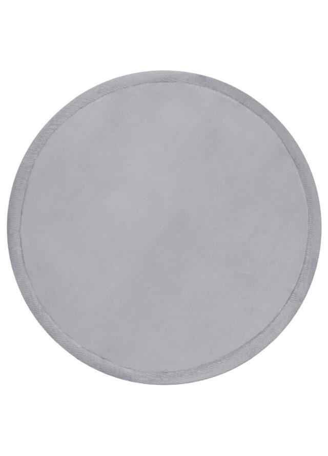 Tappeto Bambini Fluffin Rotondo Grigio Chiaro