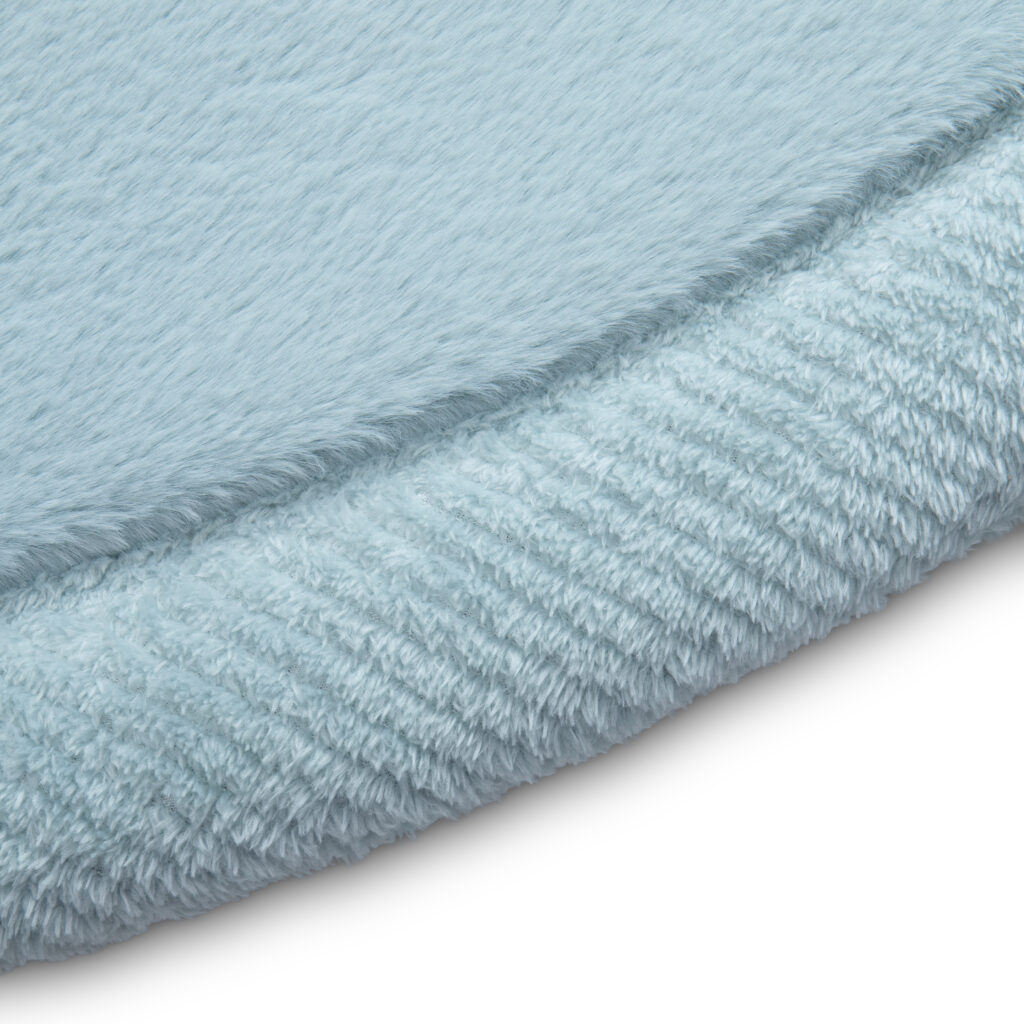 Tappeto Bambini Fluffin Rotondo Blu