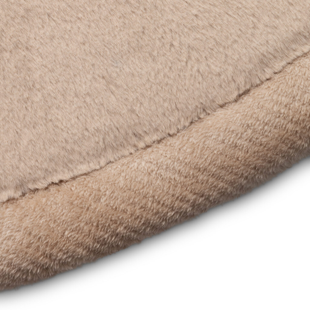 Tappeto Bambini Fluffin Rotondo Beige
