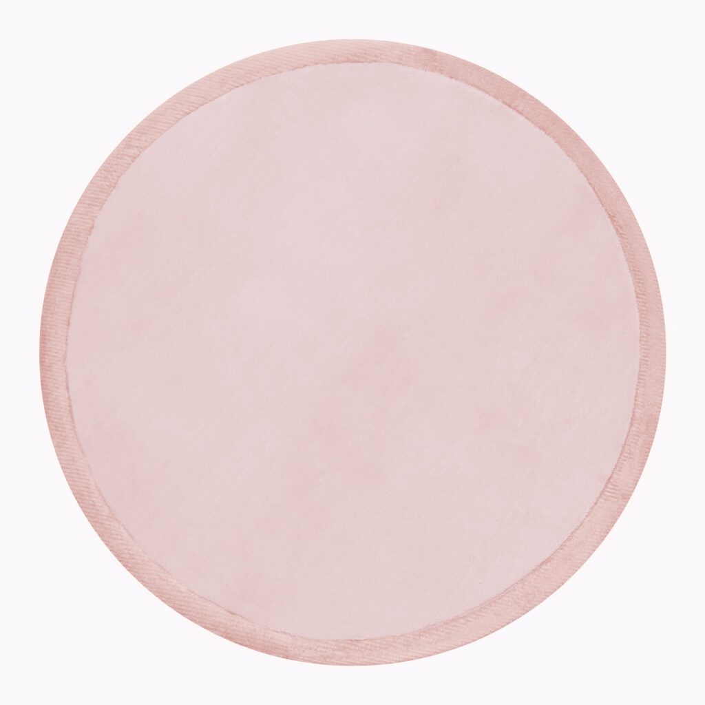 Tappeto Bambini Fluffin Rotondo Rosa