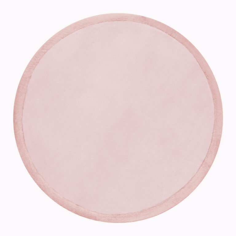 Tappeto Bambini Fluffin Rotondo Rosa