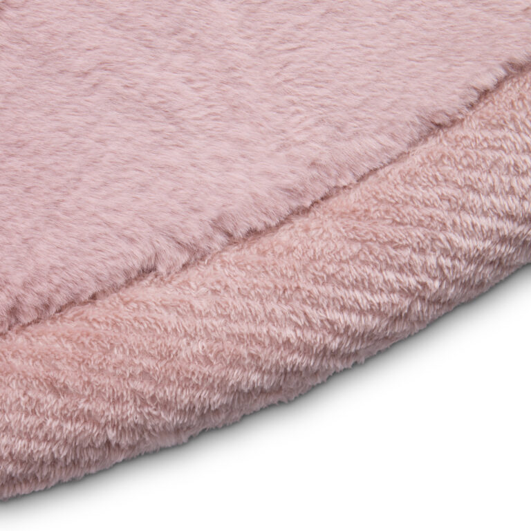 Tappeto Bambini Fluffin Rotondo Rosa