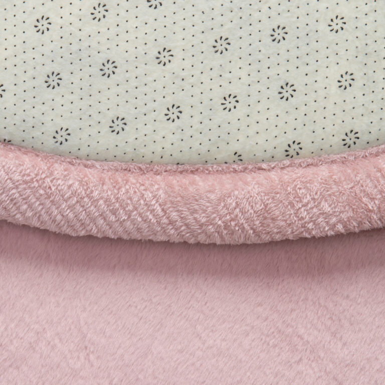 Tappeto Bambini Fluffin Rotondo Rosa