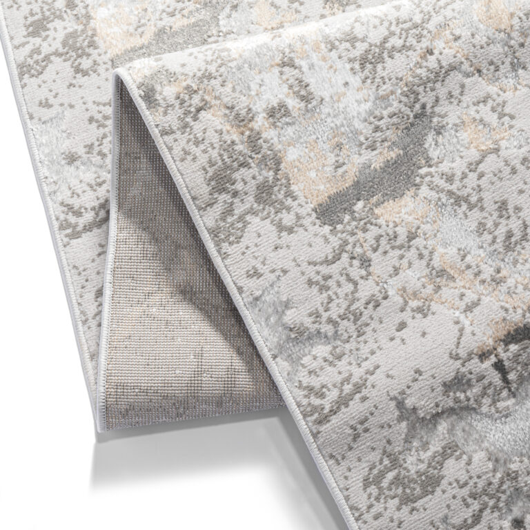 Passatoia Crystal Grigio Scuro Beige Moderna