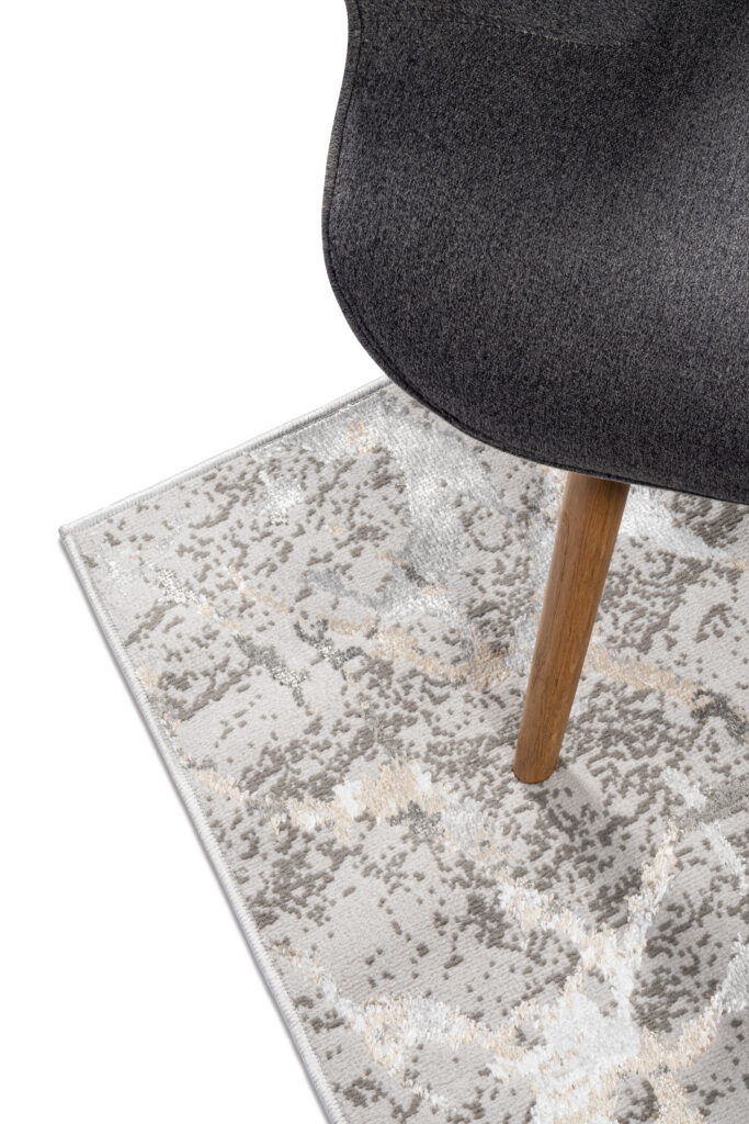 Passatoia Crystal Grigio Scuro Beige Moderna