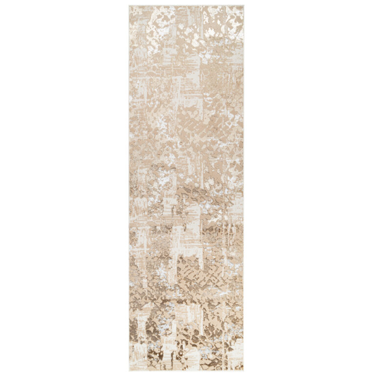 Passatoia Crystal Marrone Oro Astratta