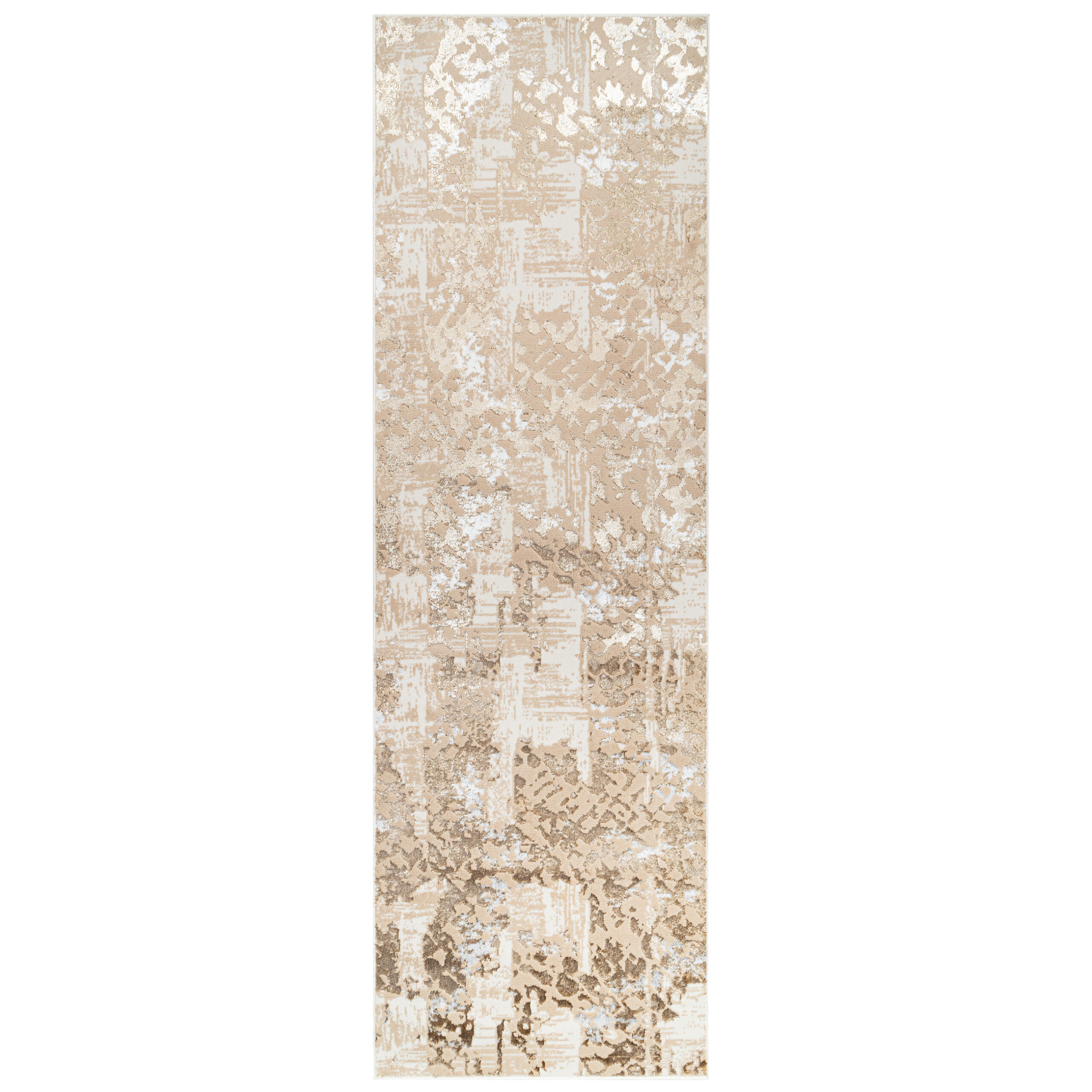 Passatoia Crystal Marrone Oro Astratta