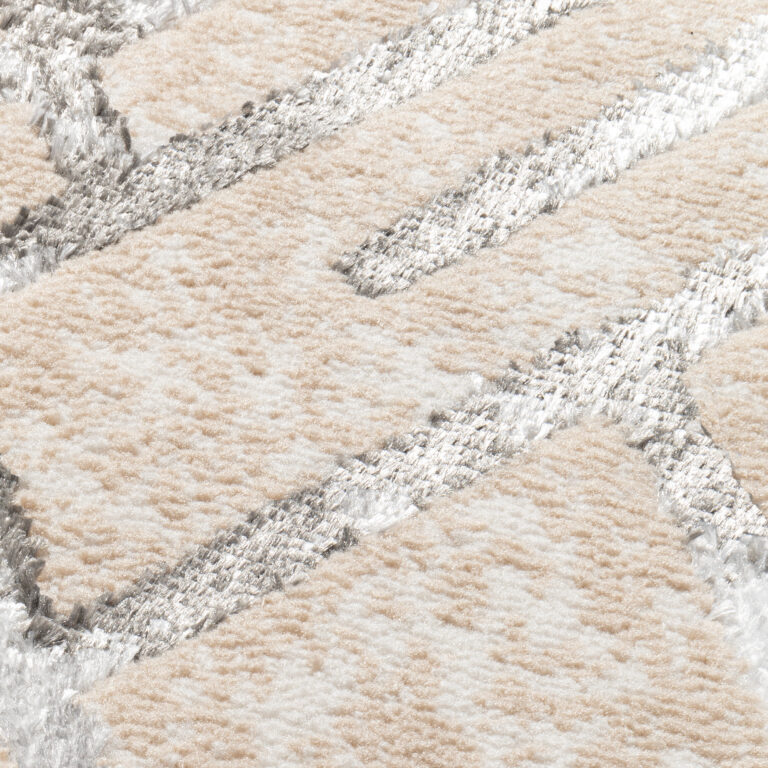 Passatoia Crystal Beige Grigio Zigzag