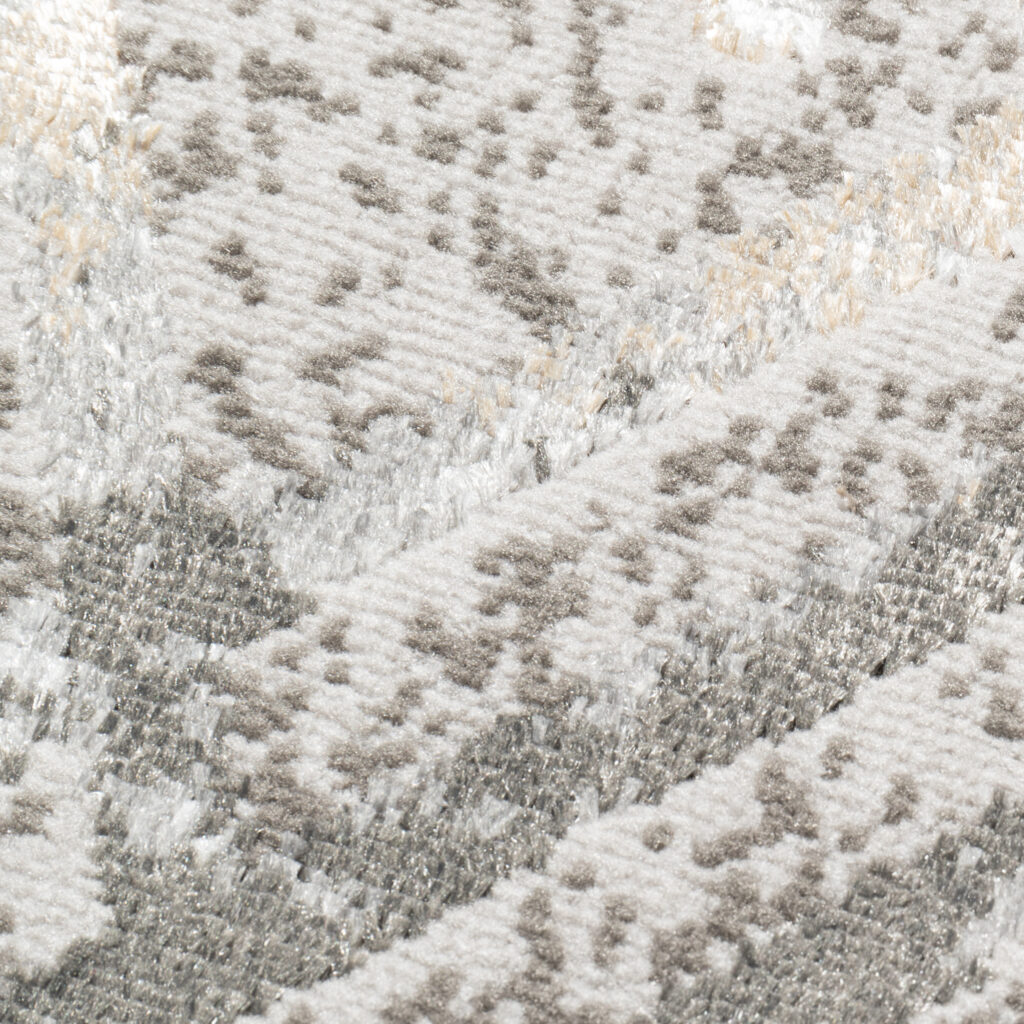 Passatoia Crystal Grigio Beige Zigzag