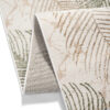Passatoia Crystal Beige Verde Foglie