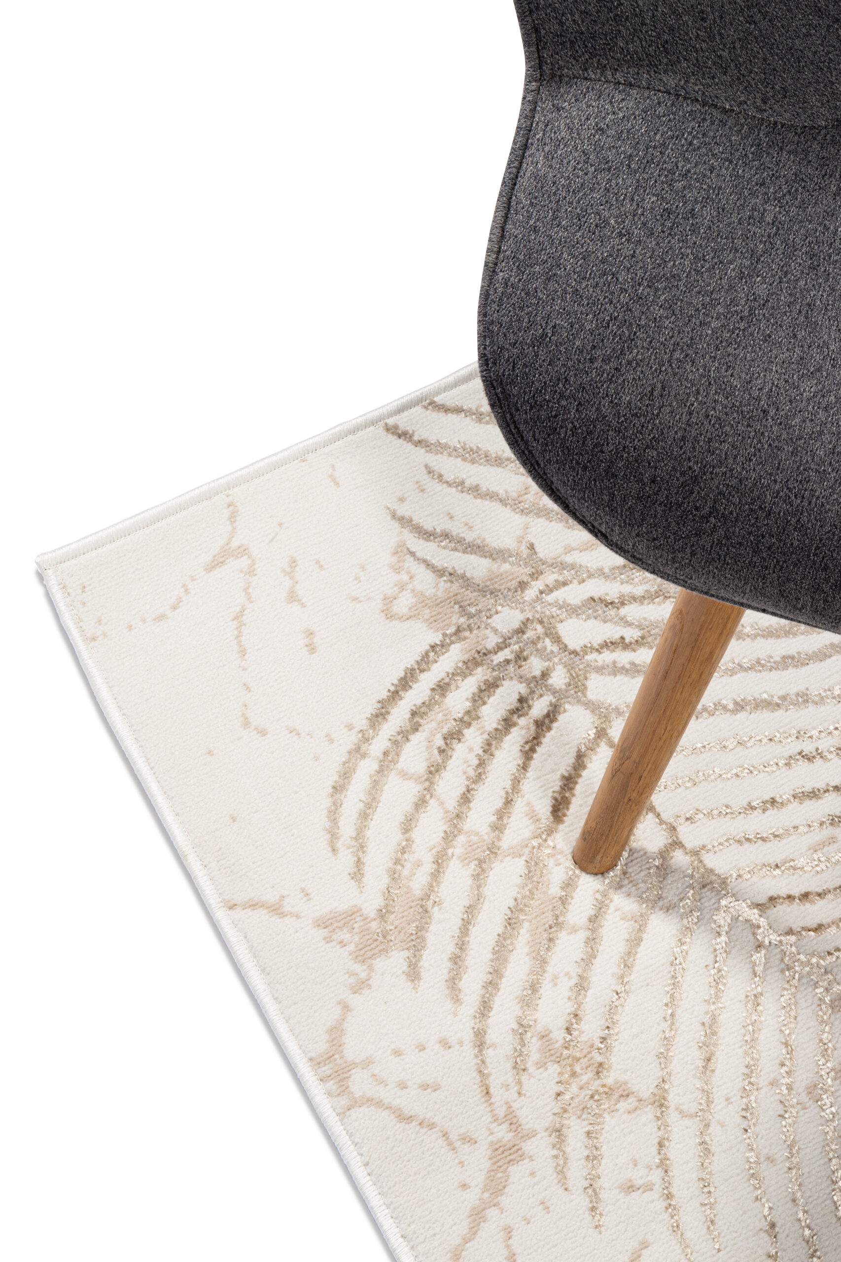 Passatoia Crystal Beige Verde Foglie