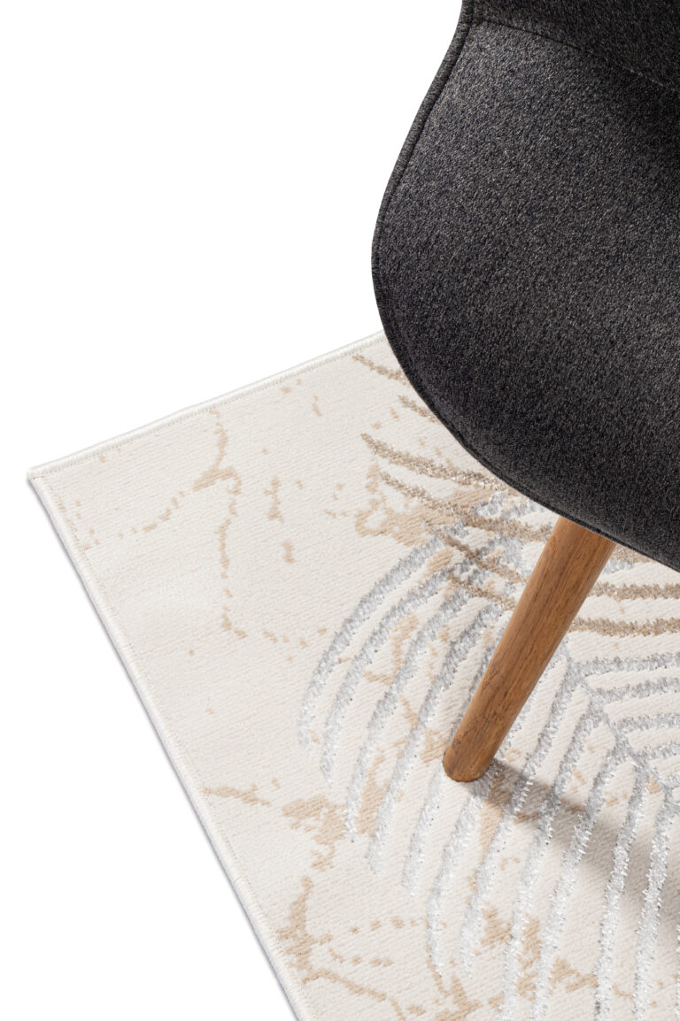 Passatoia Crystal Beige Marrone Foglie