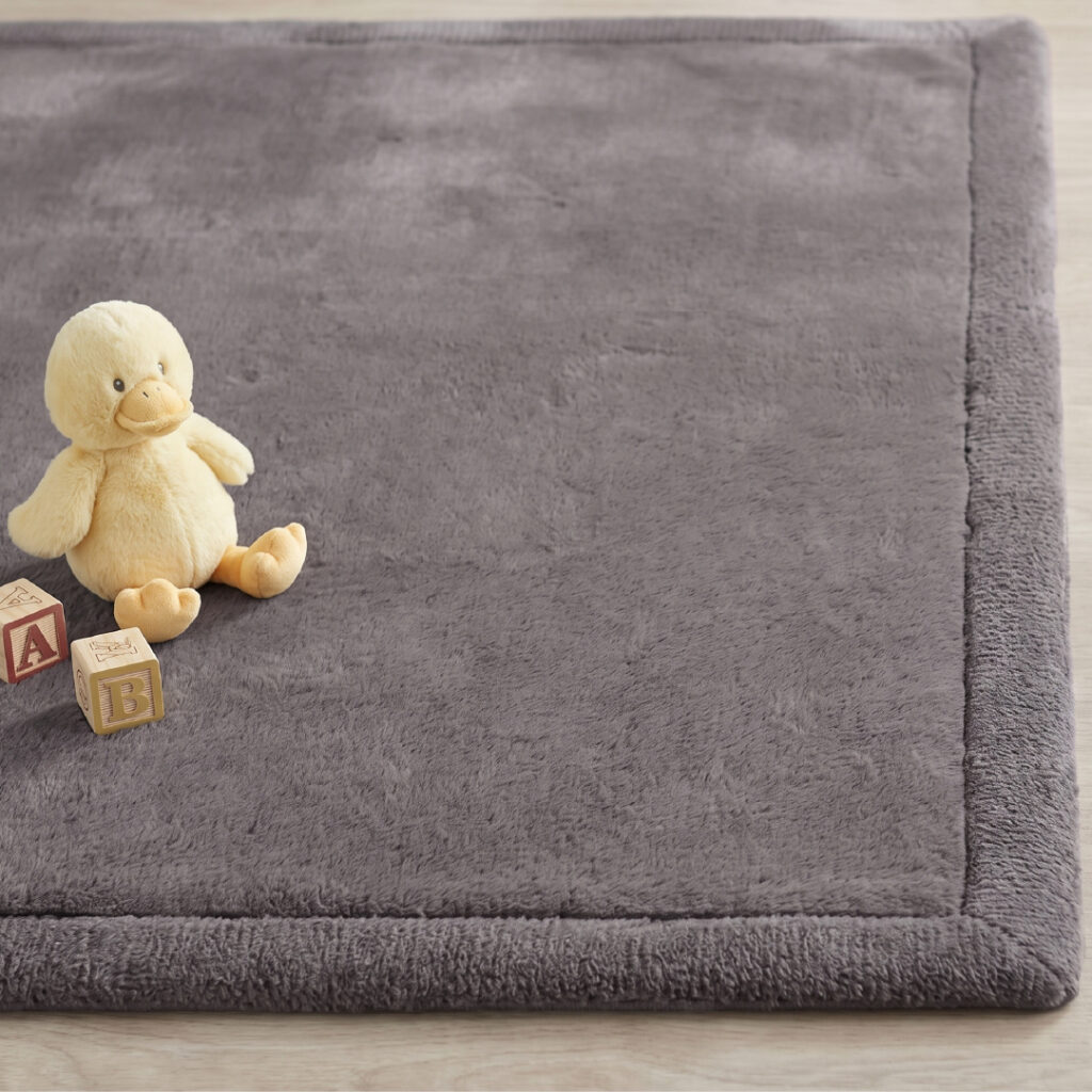 Tappeto Bambini Fluffin Grigio Scuro