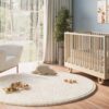 Tappeto Bambini Fluffin Rotondo Beige