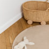 Tappeto Bambini Fluffin Rotondo Beige