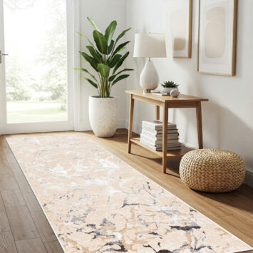 Passatoia Crystal Beige Grigio Moderna