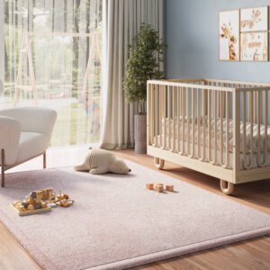 Tappeto Bambini Fluffin Rosa