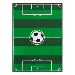 Tappeto Bambini Snooki Campo da Calcio Verde Antiscivolo