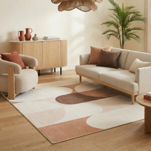 Tappeto Wisp Beige Pastello Geometrico
