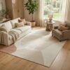 Tappeto Wisp Chiaro Beige Geometrico