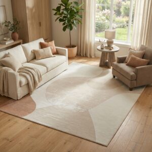 Tappeto Wisp Chiaro Beige Geometrico