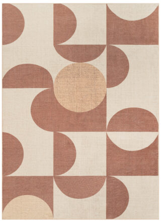 Tappeto Wisp Marrone Geometrico