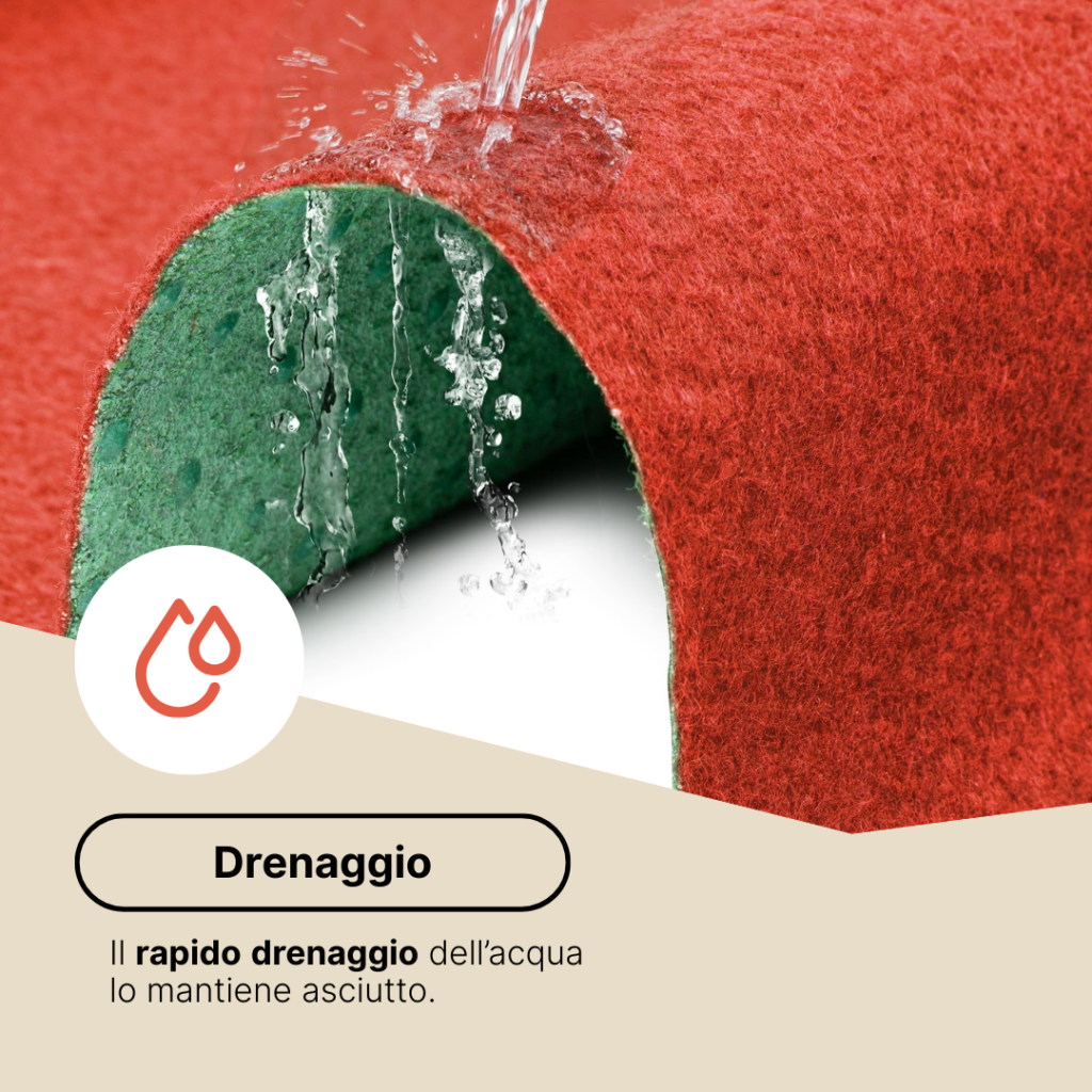 Erba Sintetica Pemba Rosso 4mm