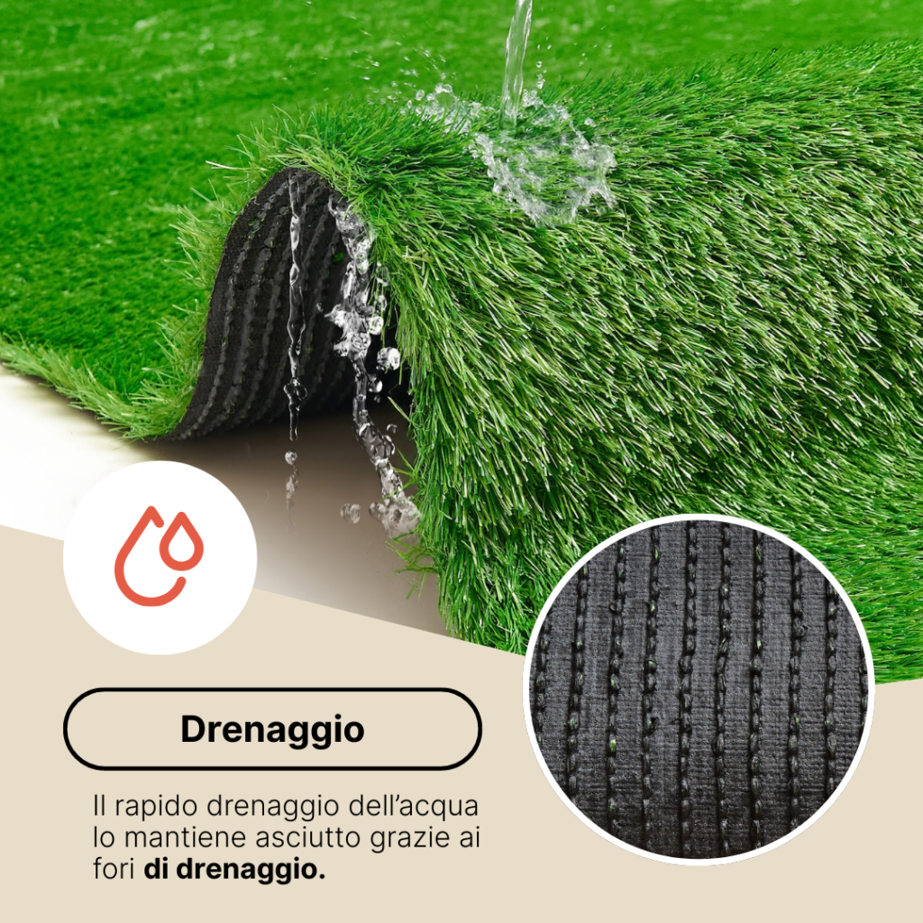 Erba Sintetica Taifo Verde 30 mm
