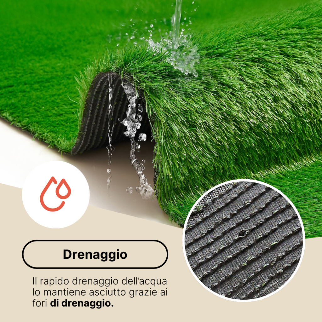 Erba Sintetica Taifo Verde 40 mm