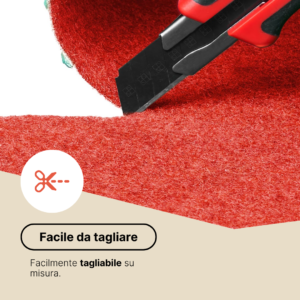 Erba Sintetica Pemba Rosso 4mm
