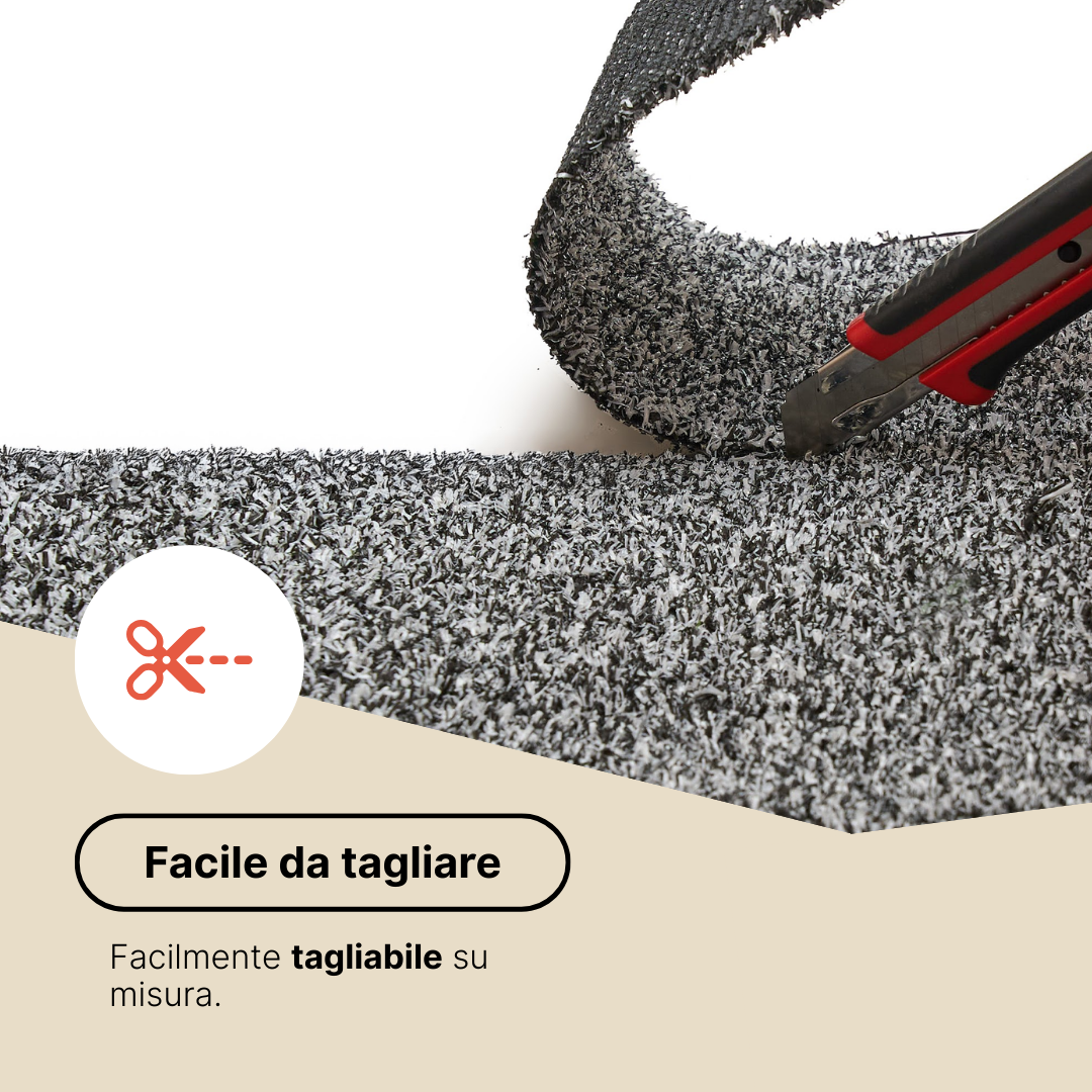 Erba Sintetica Canyoo Grigio 7mm