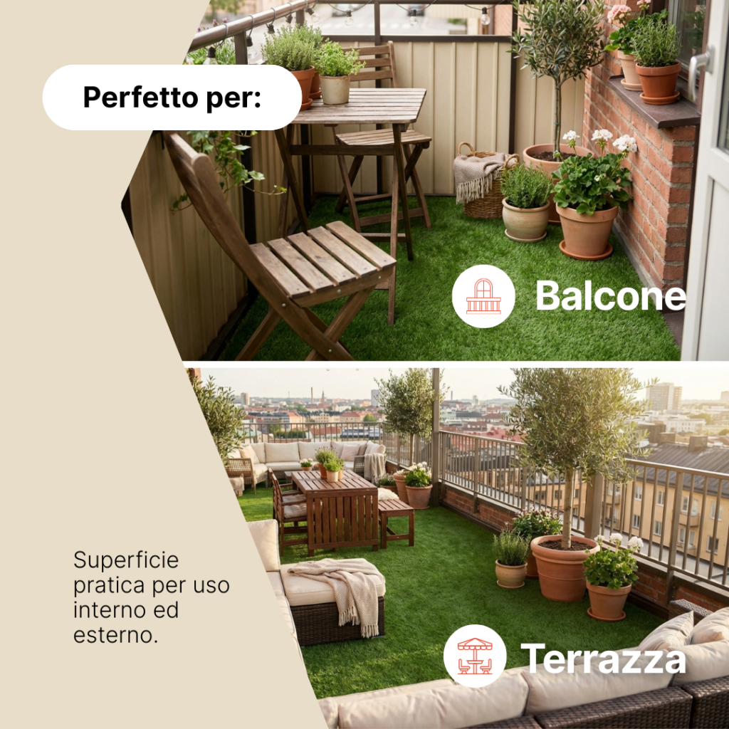 Erba Sintetica Taifo Verde 30 mm