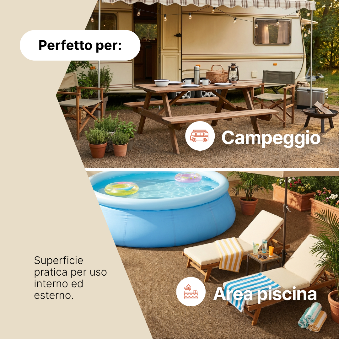 Erba Sintetica Canyoo Marrone 7mm