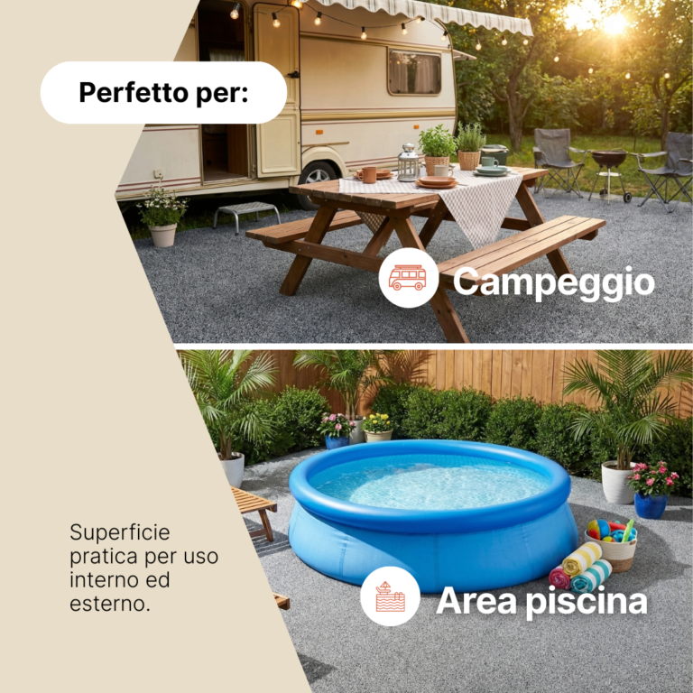 Erba Sintetica Canyoo Grigio 7mm